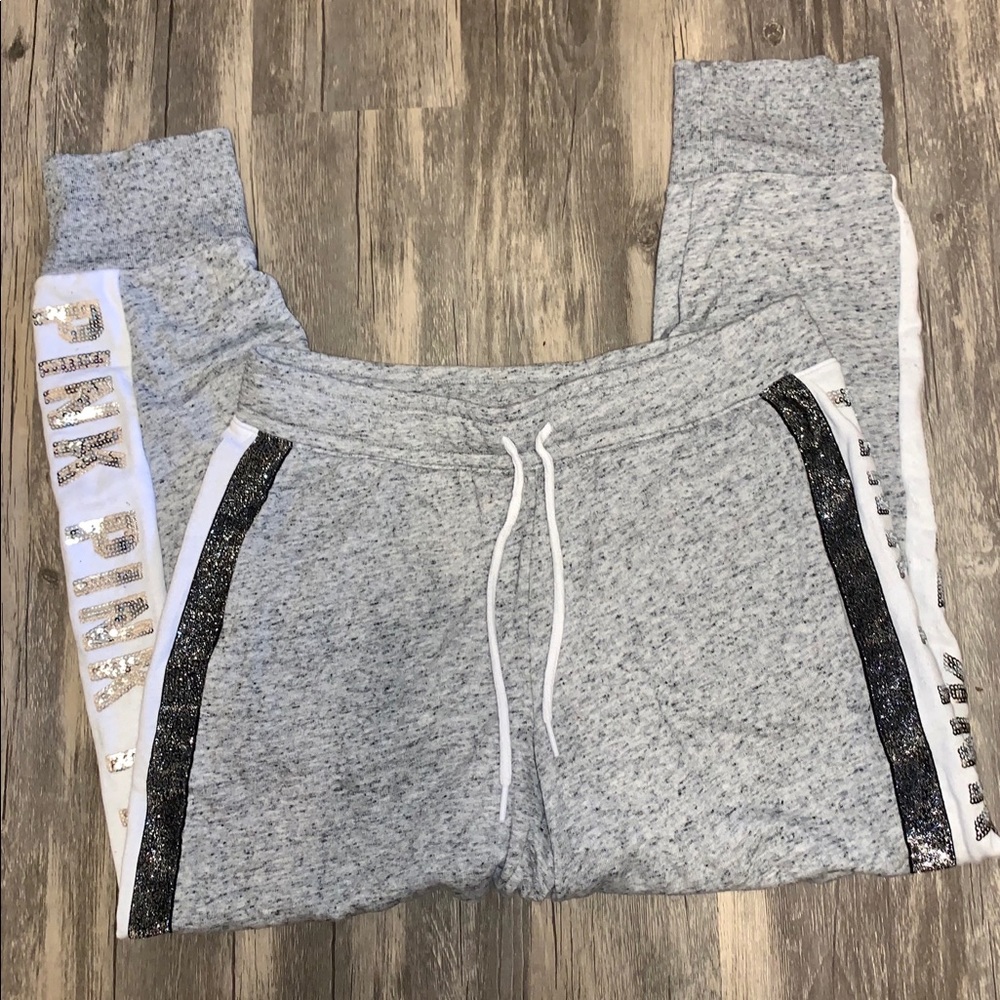 Victoria’s Secret Pink Large Bling Joggers